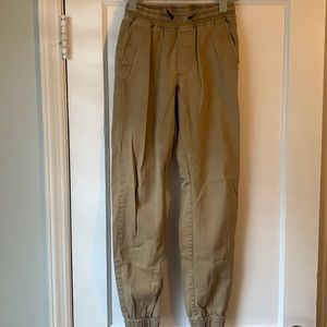 Khaki Joggers - Small (28-30)